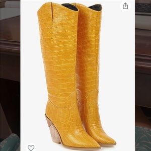 NEW Yellow boots